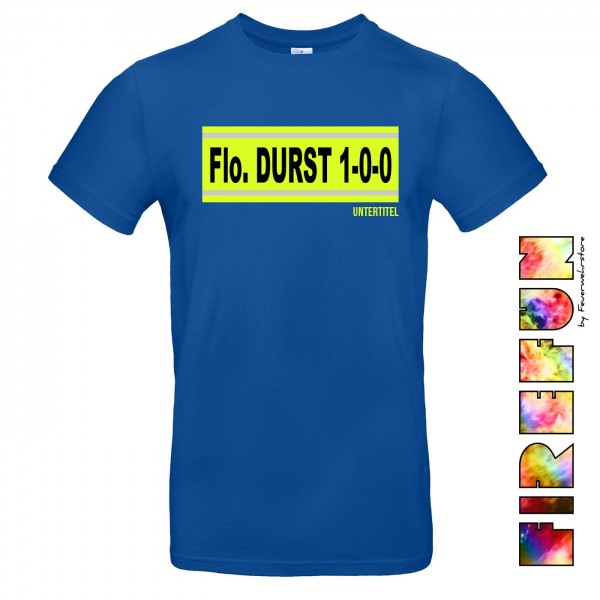 FIREFUN - T-Shirt mit Aufschrift "Flo. DURST 1-0-0"