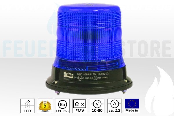 Britax LED Kennleuchte zur Festmontage blau